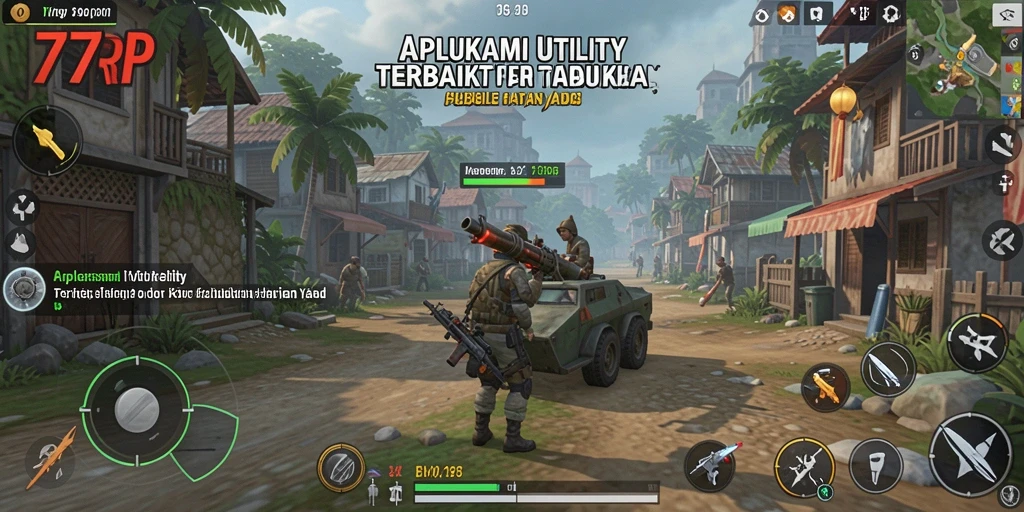 Tampilan antarmuka aplikasi 77RP yang ramah pengguna dan sederhana.