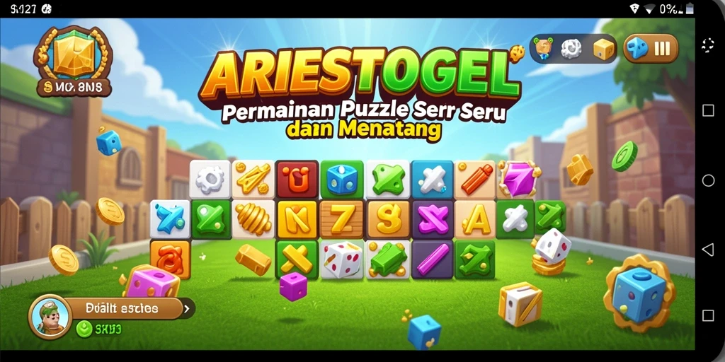 Tampilkan gameplay menarik dari ARIESTOGEL dengan berbagai teka-teki.