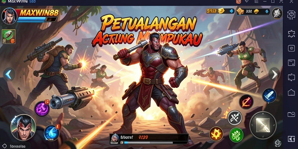 Tangkapan layar gameplay aksi di MAXWIN88 yang mendebarkan.
