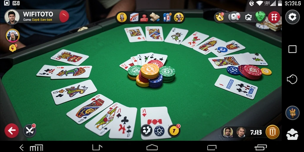 Gameplay seru WIFITOTO yang mempertemukan para pemain Gaple.