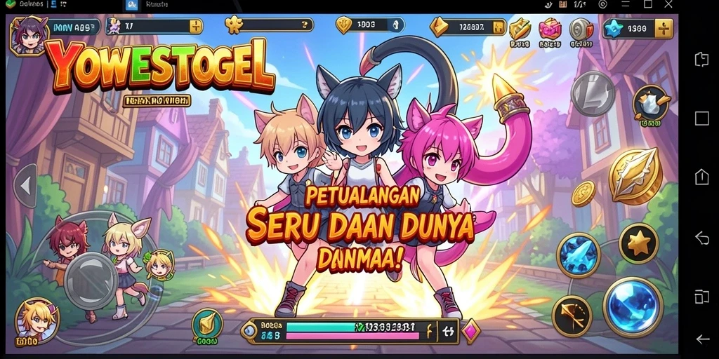 Gameplay seru YOWESTOGEL di dunia Anime yang menawan.